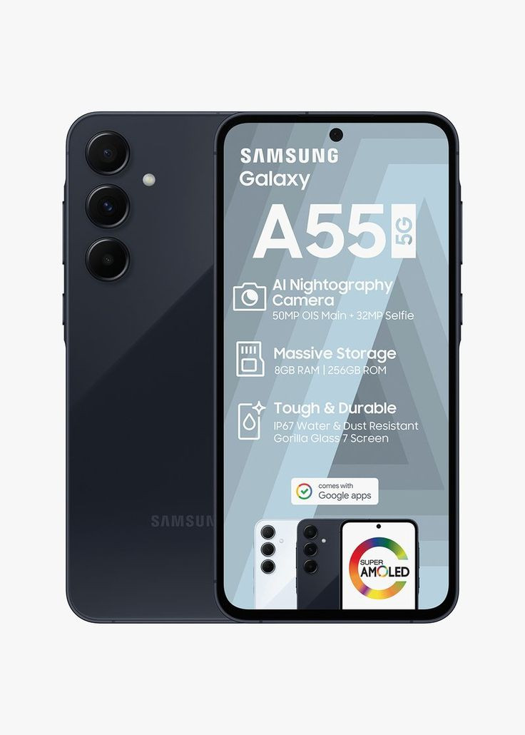 Samsung Galaxy A55 5G (256Go) - 8GB RAM - Noir